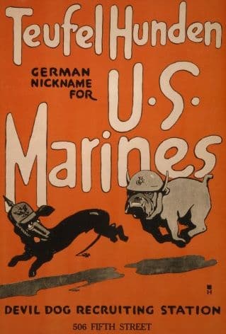 U.S Marines WW1 Poster 