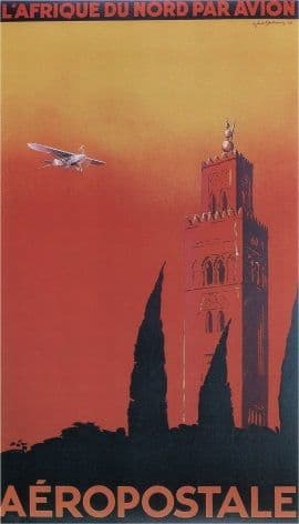 Vinatge French poster -  Aeropostale (1932)