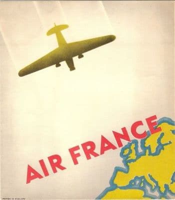 Vintage Air France poster 1935