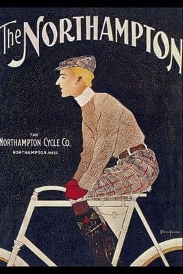 Vintage American cycling poster - The Northampton cycle Co.