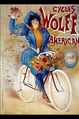 Vintage American cycling poster - Wolff Cycles