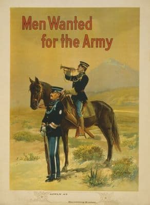 Vintage American WW1 Army Recruitment Poster