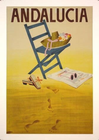 Vintage Andalucia Travel Poster