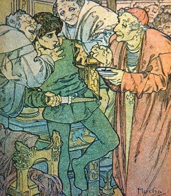 Vintage art deco poster - Religious poster