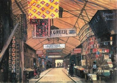 Vintage Belfast poster - Book Store