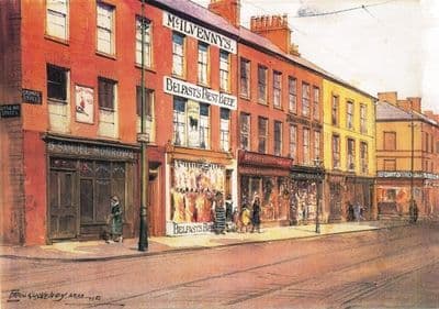 Vintage Belfast poster - McIlvenny's, Belfast's best beef