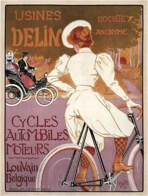 Vintage Belgian poster - Usines Delin