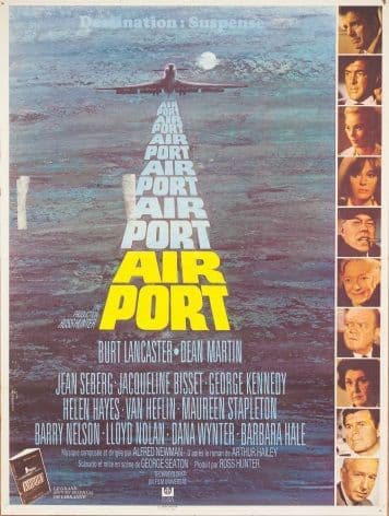 Vintage British movie poster - Airplane 1970
