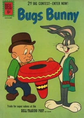 Vintage Children's book cover poster - Bugs Bunny