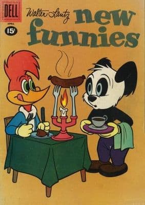 Vintage Children's magazine cover poster - walter Lautz, New funnies