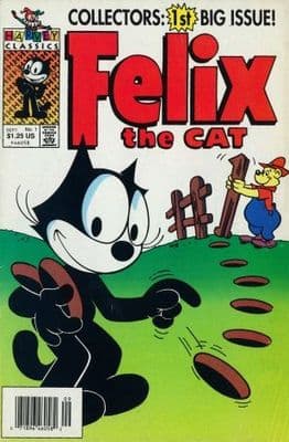 Vintage children's magazine poster - Felix the Cat