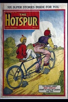 Vintage cycling magazine poster- The Hotspur