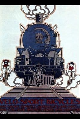 Vintage cycling poster- Velo sport bicycles