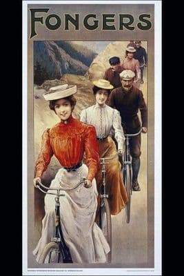 Vintage Ducth cycling poster - Fongers