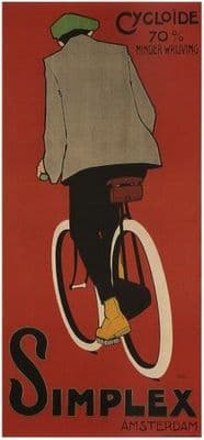 Vintage Dutch bicycle poster - Cycloid