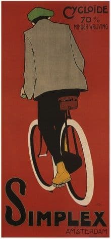 Vintage Dutch bicycle poster - Cycloid