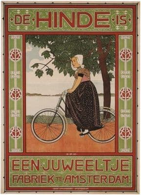 POSTER HQ 50x70cm d'une AFFICHE VINTAGE VéLO/CYCLES POSTER HQ 50x70cm d'une AFFICHE VINTAGE VéLO/CYCLES