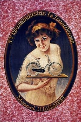 Vintage Dutch cycling poster