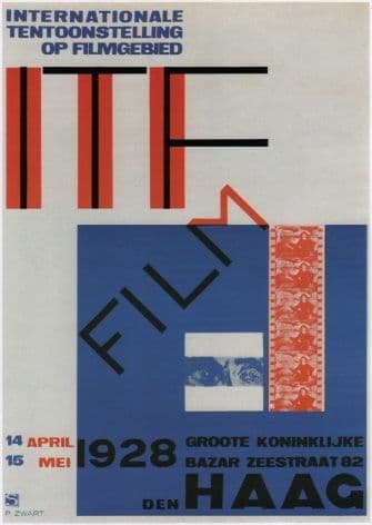 Vintage Dutch poster - Exhibition poster (1928)