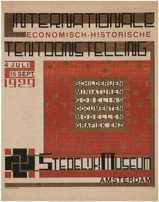 Vintage Dutch poster -  International Exhibition (1929)