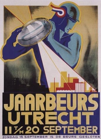 Vintage Dutch poster - Utrecht's Fair (1934)