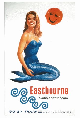 Vintage Eastbourne Travel Poster