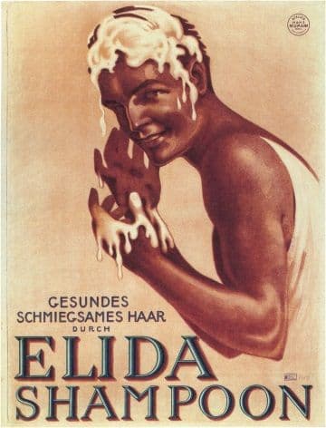 Vintage Elida Shampoon Advertising Poster.