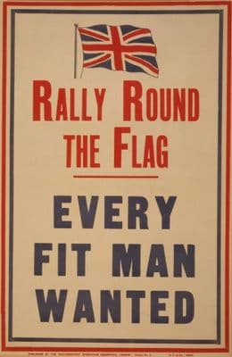 Vintage English WW1 Poster 