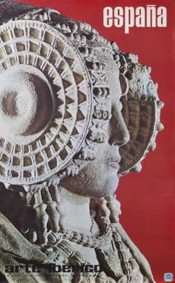 Vintage Espana Travel Poster.