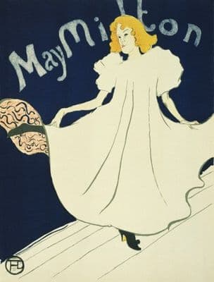 Vintage events poster - May Milton