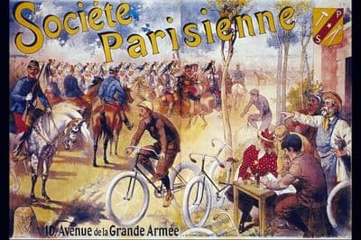 Vintage French advertising poster - Societe Parisienne