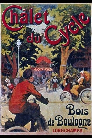 Vintage French cycling poster - Chalet du Cycle