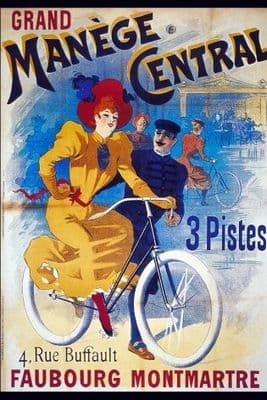 Vintage French cycling poster - Grand Manege Central