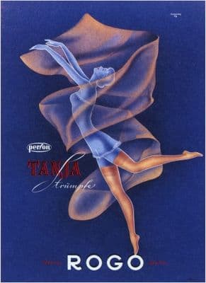 Vintage french lingerie advertisement - Tanja Trumph Rogo