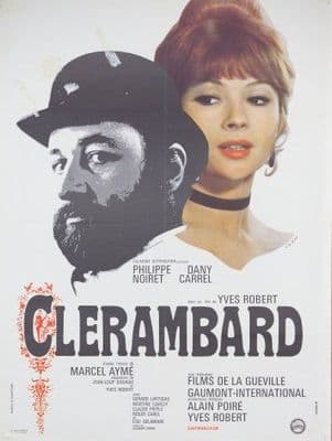 Vintage French movie poster - Clerambard
