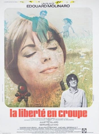Vintage French Movie poster - La Liberté en croupe (1970)