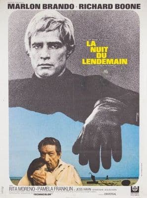 Vintage French movie poster - La Nuit Du Lendemain