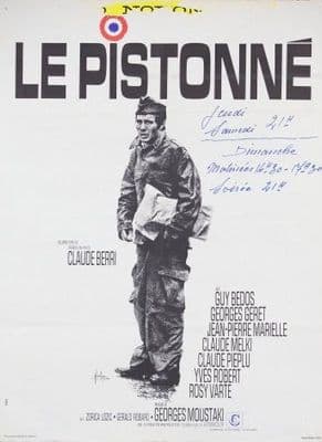 Vintage French movie poster - Le Pistonne