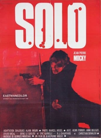 Vintage French movie poster - Solo 1969