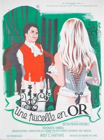 Vintage French movie poster - Une nacelle en or