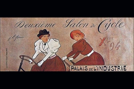 Vintage French poster - Deuxieme Salon du Cycle.