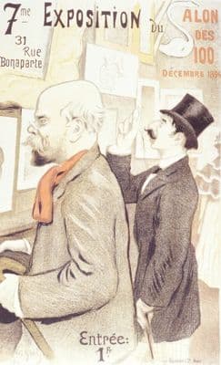 Vintage French poster - Exposition Salon des cent