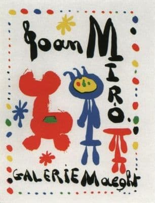 Vintage French poster - Gallerie Maught, Exhibition poster (1948)