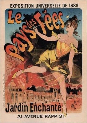 Vintage French poster - World's Fair (1889)