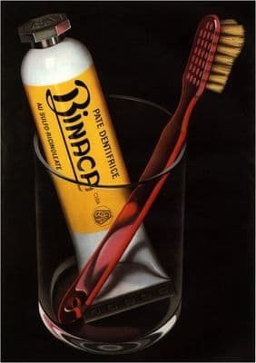 Vintage French Toothpaste Advertising Poster