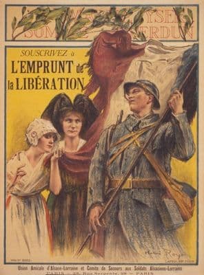 Vintage French WW! poster - Souscrivez à l'Emprunt de la Libération.