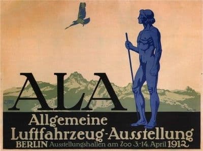 Vintage German poster - ALA 1912