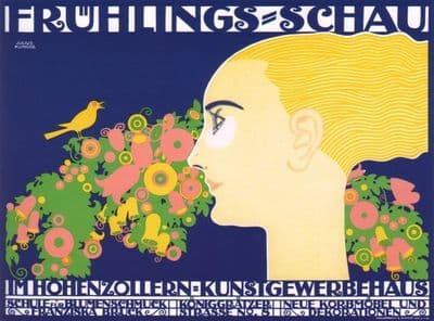 Vintage German poster - Ausstellungsplakat 1914