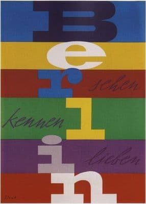 Vintage German poster -  Berlin (1955)