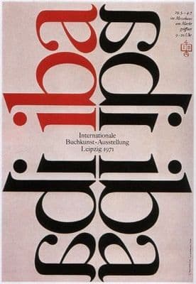 Vintage German poster - Iba